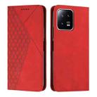 For Xiaomi 13 Diamond Splicing Skin Feel Magnetic Leather Phone Case(Red) - 1