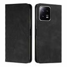 For Xiaomi 13 Diamond Splicing Skin Feel Magnetic Leather Phone Case(Black) - 1