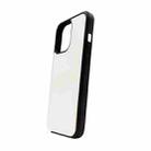 For iPhone 13 Pro Max 10pcs Thermal Transfer Glass Phone Case(Black) - 4