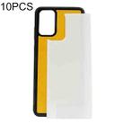 For Samsung Galaxy S20+ 10pcs Thermal Transfer Glass Phone Case(Black) - 1