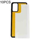 For Samsung Galaxy S20 Ultra 10pcs Thermal Transfer Glass Phone Case(Black) - 1