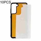 For Samsung Galaxy S21 5G 10pcs Thermal Transfer Glass Phone Case(Black) - 1