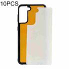 For Samsung Galaxy S21+ 5G 10pcs Thermal Transfer Glass Phone Case(Black) - 1