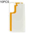 For Samsung Galaxy S22+ 5G 10pcs Thermal Transfer Glass Phone Case(White) - 1