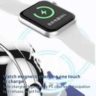 For Watch+Wireless Headset Intelligent Wireless Charging Holder(Silver) - 4