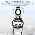 For Watch+Wireless Headset Intelligent Wireless Charging Holder(Silver) - 5