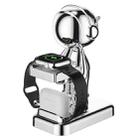For Watch + Headset Intelligent Wireless Charging Holder(Silver) - 1