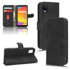 For TCL ION Z Skin Feel Magnetic Flip Leather Phone Case(Black) - 1