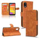 For TCL ION Z Skin Feel Magnetic Flip Leather Phone Case(Brown) - 1