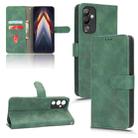 For Tecno Pova 4 Skin Feel Magnetic Flip Leather Phone Case(Green) - 1