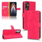 For Tecno Pova 4 Skin Feel Magnetic Flip Leather Phone Case(Rose Red) - 1