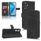 For Infinix Hot 20 4G Skin Feel Magnetic Flip Leather Phone Case(Black) - 1