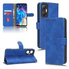 For Infinix Hot 20 5G Skin Feel Magnetic Flip Leather Phone Case(Blue) - 1