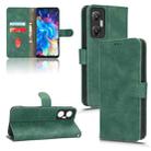 For Infinix Hot 20 5G Skin Feel Magnetic Flip Leather Phone Case(Green) - 1