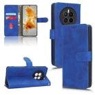 For Huawei Mate 50 Skin Feel Magnetic Flip Leather Phone Case(Blue) - 1