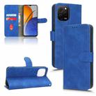 For Huawei  Nova Y61 Skin Feel Magnetic Flip Leather Phone Case(Blue) - 1