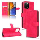 For Huawei  Nova Y61 Skin Feel Magnetic Flip Leather Phone Case(Rose Red) - 1