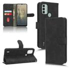 For Nokia C31 Skin Feel Magnetic Flip Leather Phone Case(Black) - 1