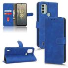 For Nokia C31 Skin Feel Magnetic Flip Leather Phone Case(Blue) - 1