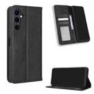 For Tecno Pova Neo 2 Magnetic Buckle Retro Texture Leather Phone Case(Black) - 1