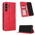 For Tecno Pova Neo 2 Magnetic Buckle Retro Texture Leather Phone Case(Red) - 1