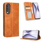 For Honor X20 SE / Huawei nova 10z Magnetic Buckle Retro Texture Leather Phone Case(Brown) - 1