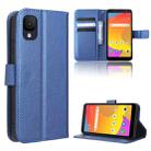 For TCL ION Z Diamond Texture Leather Phone Case(Blue) - 1