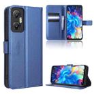 For Infinix Hot 20 5G X666B Diamond Texture Leather Phone Case(Blue) - 1