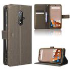 For Blackview BV5200 Diamond Texture Leather Phone Case(Brown) - 1