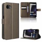 For Orbic JOY RC608L Diamond Texture Leather Phone Case(Brown) - 1