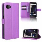 For Orbic JOY RC608L Diamond Texture Leather Phone Case(Purple) - 1