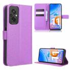 For Xiaomi Redmi 11 Prime 4G Diamond Texture Leather Phone Case(Purple) - 1