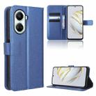 For Huawei nova 10 SE Diamond Texture Leather Phone Case(Blue) - 1