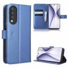 For Honor X20 SE / Huawei nova 10z Diamond Texture Leather Phone Case(Blue) - 1