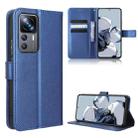 For Xiaomi 12T Pro Diamond Texture Leather Phone Case(Blue) - 1