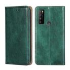 For TCL 30XL 2022 Gloss Oil Solid Color Magnetic Leather Phone Case(Green) - 1