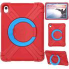 For iPad 10th Gen 10.9 2022 EVA + PC Tablet Protective Case with 360 Rotating Bracket(Red+Blue) - 1