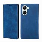 For Huawei nova 10 SE Skin Feel Magnetic Horizontal Flip Leather Phone Case(Blue) - 1