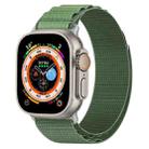 Nylon Loop Watch Band For Apple Watch Ultra 49mm&Watch Ultra 2 49mm / Series 9&8&7 45mm / SE 3&SE 2&6&SE&5&4 44mm / 3&2&1 42mm(Army Green) - 1