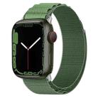 Nylon Loop Watch Band For Apple Watch Series 8&7 41mm / SE 2&6&SE&5&4 40mm / 3&2&1 38mm(Army Green) - 1