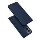 For Realme 10 Pro DUX DUCIS Skin Pro Series Leather Phone Case(Blue) - 1