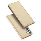 For Samsung Galaxy A54 5G DUX DUCIS Skin Pro Series Flip Leather Phone Case(Gold) - 1