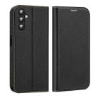 For Samsung Galaxy A14 5G / A14 4G DUX DUCIS Skin X2 Series Horizontal Flip Leather Phone Case(Black) - 1