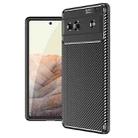 For Google Pixel 7a Carbon Fiber Texture Shockproof TPU Phone Case(Black) - 1