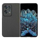 For OPPO Find N2 Carbon Fiber Texture Shockproof Phone Case(Black) - 1