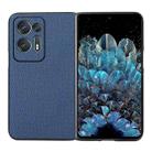 For OPPO Find N2 Carbon Fiber Texture Shockproof Phone Case(Blue) - 1