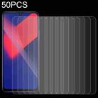 For Wiko 10 50pcs 0.26mm 9H 2.5D Tempered Glass Film - 1