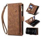 For Samsung Galaxy S23 Ultra 5G ESEBLE Retro Frosted Horizontal Flip Leather Phone Case(Brown) - 1