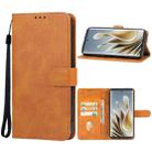 For ZTE nubia Z50 Leather Phone Case(Brown) - 1