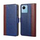 For Realme C30s Ostrich Texture Flip Leather Phone Case(Blue) - 1